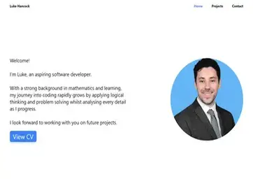 Luke Hancock website preview image